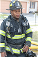Firefighter in firefighting gear