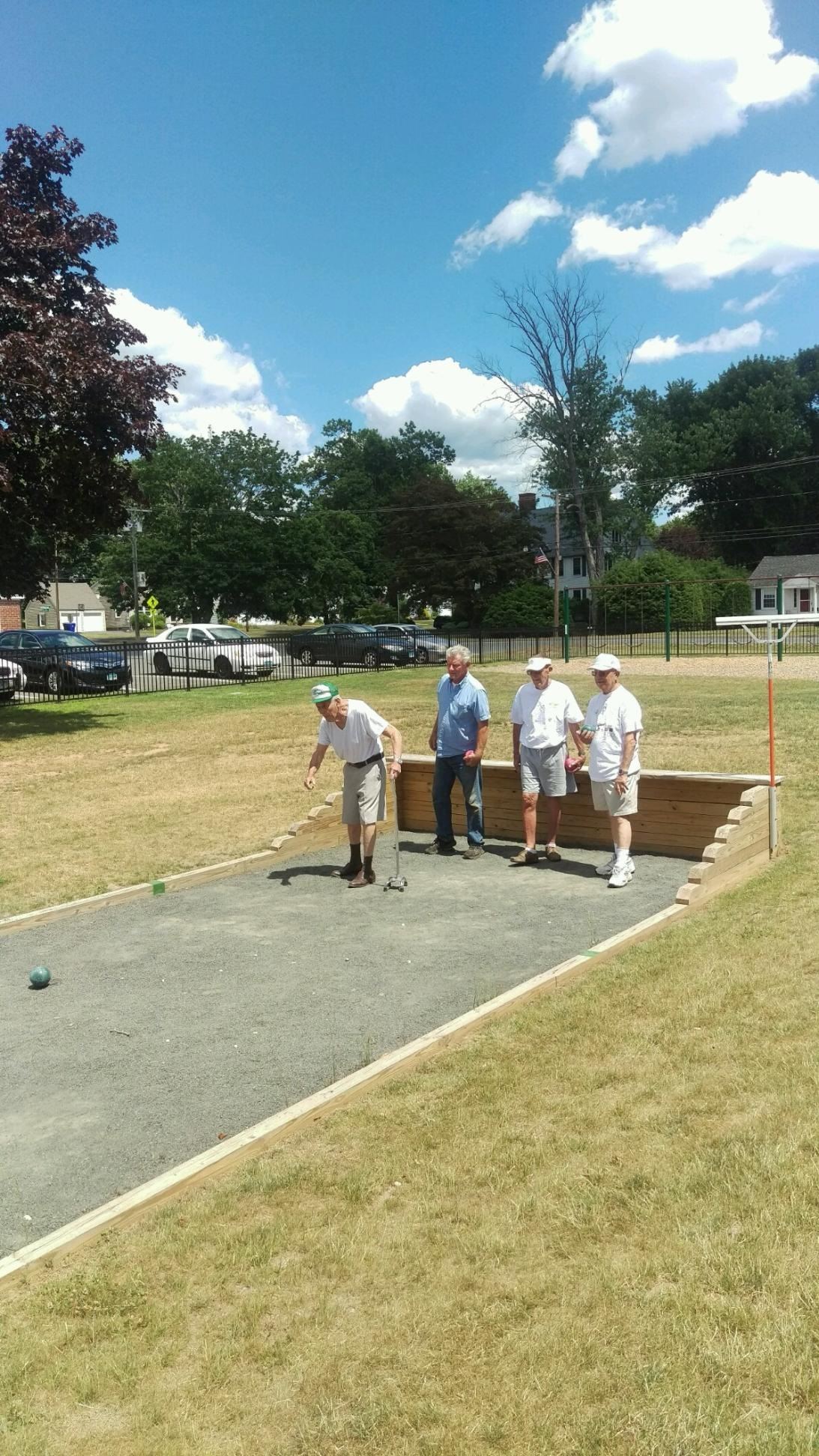Seniors Playing Bocce Ball